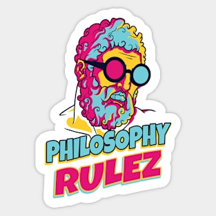 Philosopher Philosophy Humor Sticker